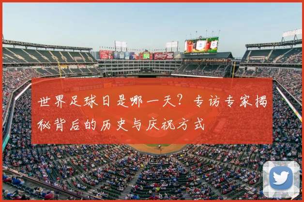 世界足球日是哪一天？专访专家揭秘背后的历史与庆祝方式